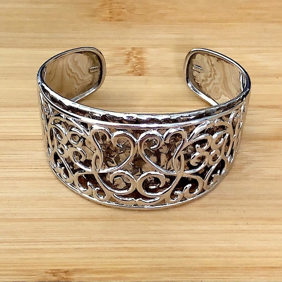 $224 All Sterling Estate Cuff 61gr. Marked K*925 China - Picture 5 of 9